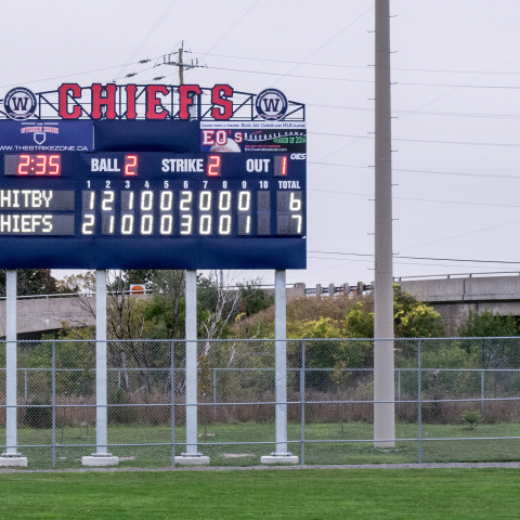 outdoor chiefs scoreboard