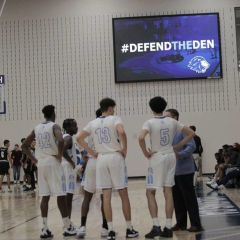 Video Display on the Wall at Lambton College