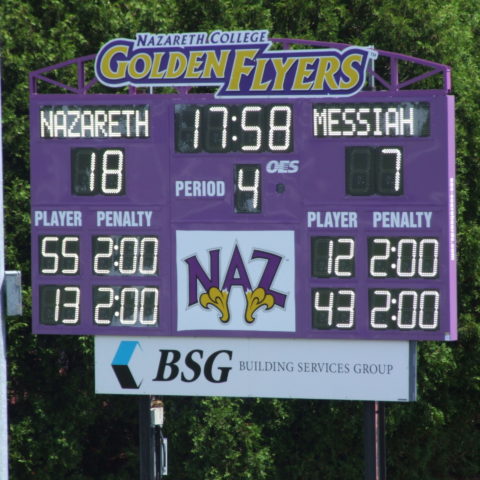 scoreboard with ad space