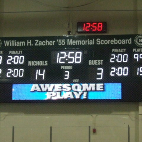 Indoor scoreboard