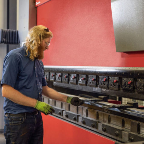 man in manufacturing facility