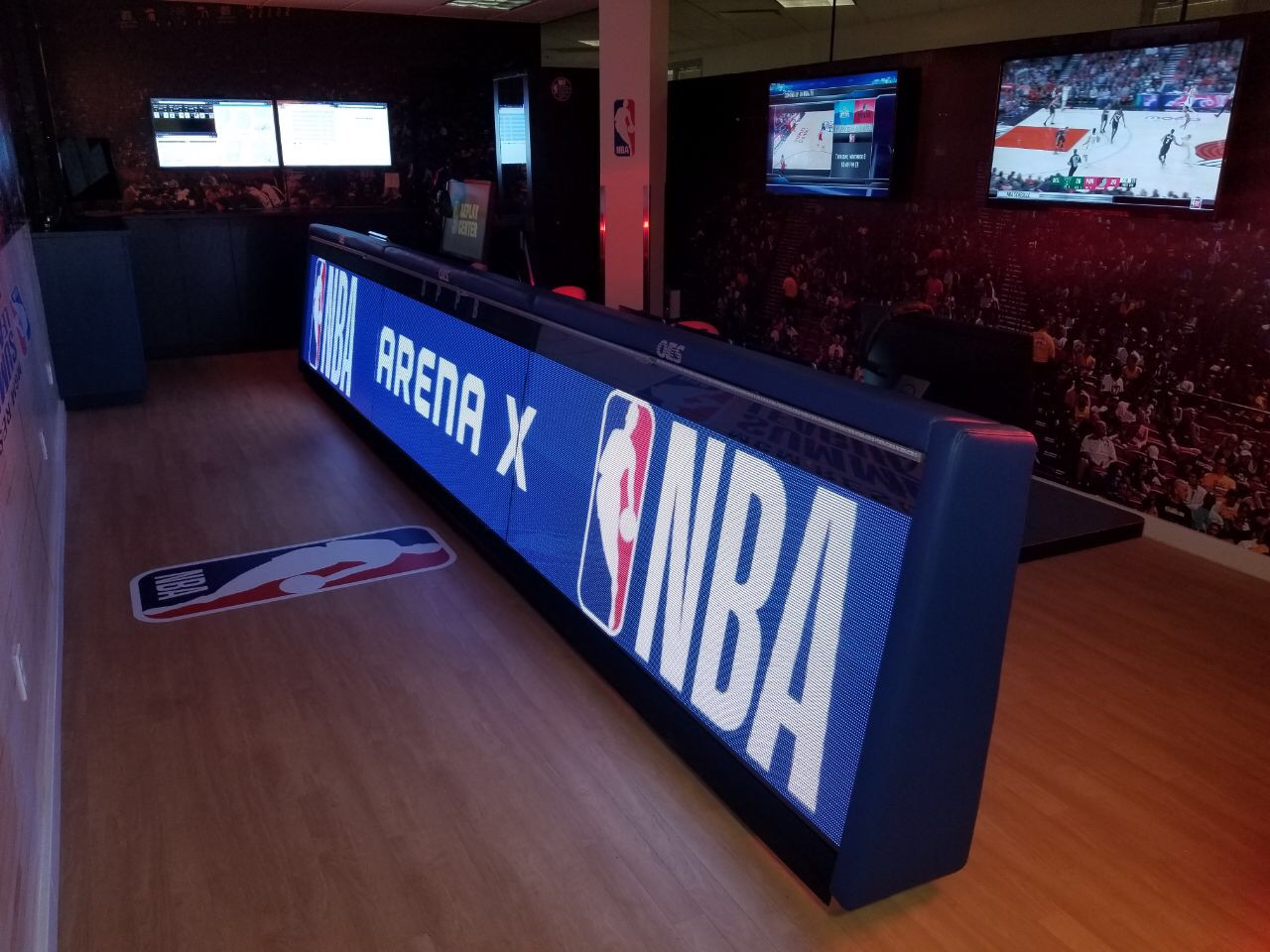 Arena X NBA digital sign