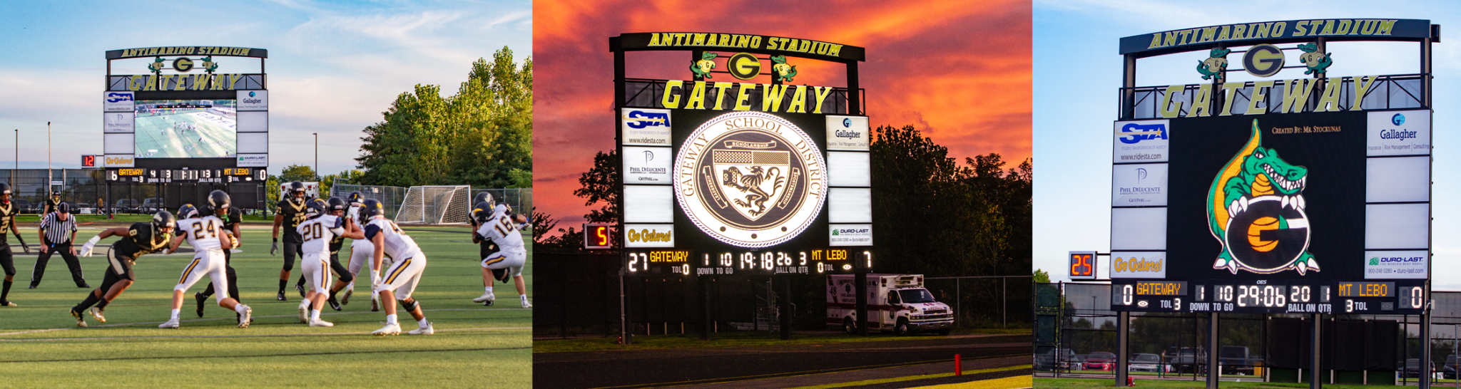 Gateway Senior High School OES Scoreboards