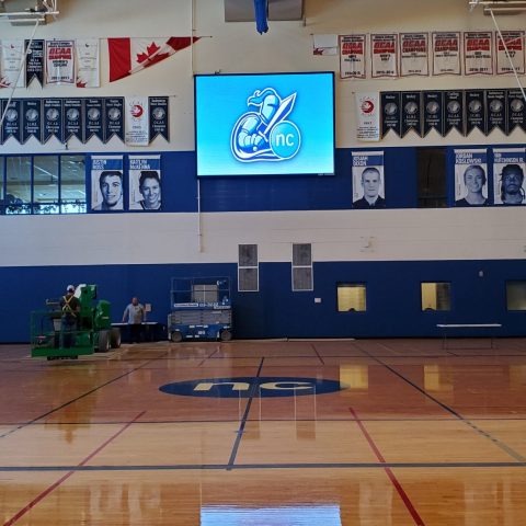 video display at niagara college