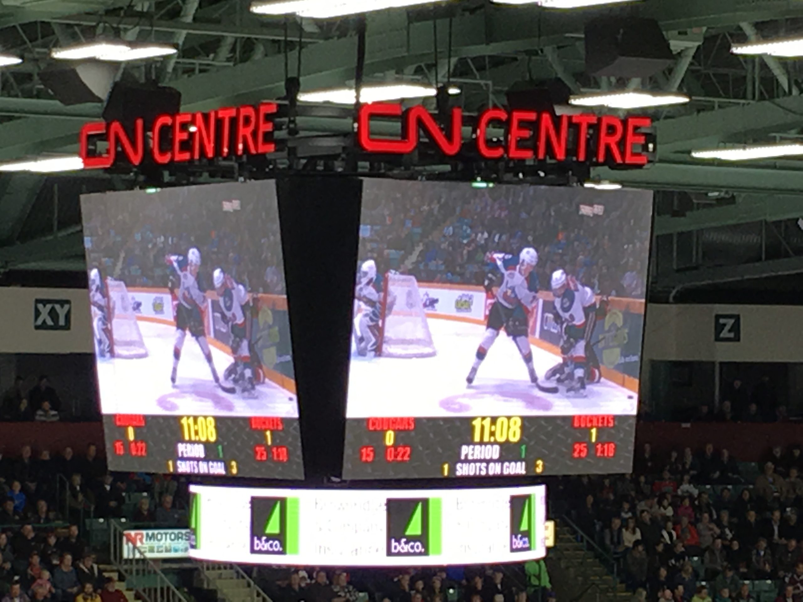 CN Centre OES Scoreboards