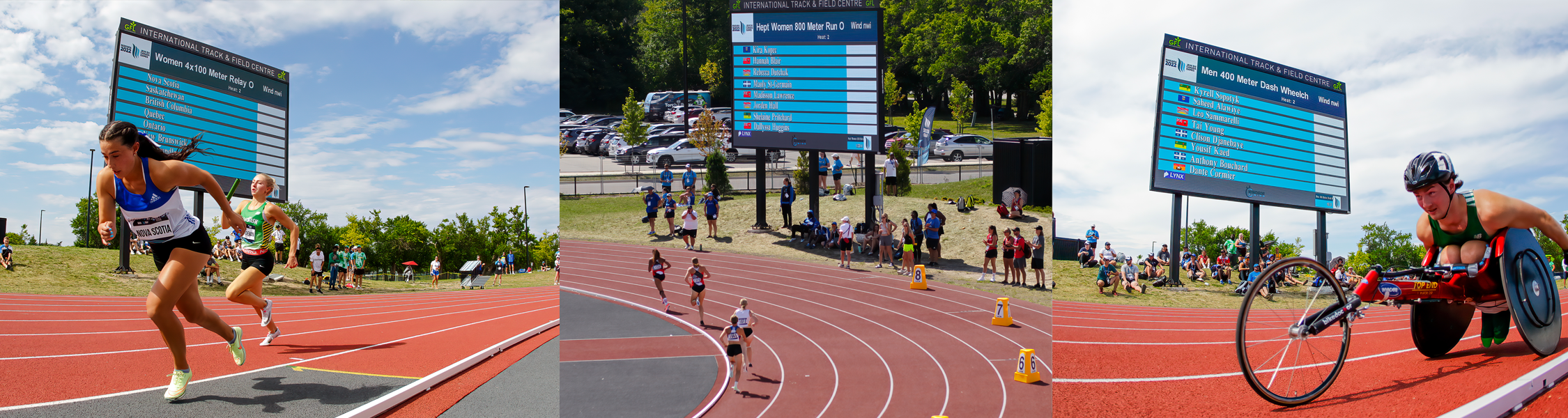 Track and Field Banner