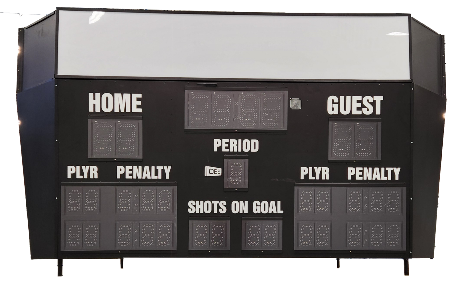 Center Hung Scoreboard - Center Hung M6010CICV-4 - Image 2