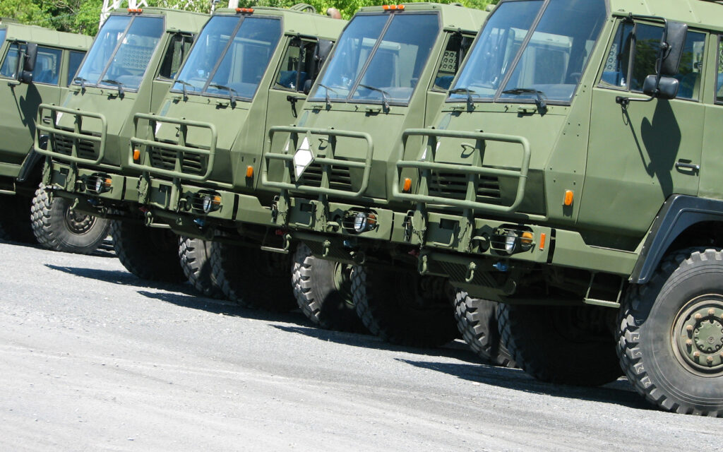 army trucks